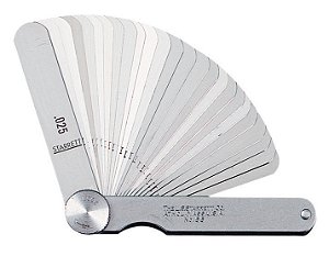 Cálibre de folga 0,05mm a 1,00mm com 20 lâminas 114mm 66 MB STARRET