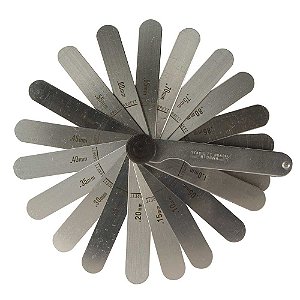 Cálibre de folga 0,05mm a 1,00mm com 20 lâminas 77mm 66 MA STARRET