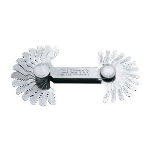 Calibre/pente de rosca com 28 lâminas 0,25mm - 2,5mm 156M 50589 STARRETT