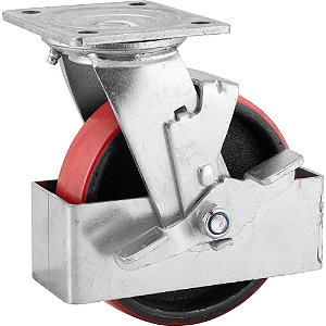 Roda dianteira para empilhadeira manual 150mm x 40mm em poliuretano VONDER
