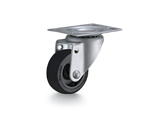 Rodízio giratório leve 2" de polipropileno cinza GLR 210 PP RODCAR