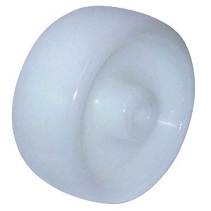 Roda 3" de nylon branca R 312 N RODCAR