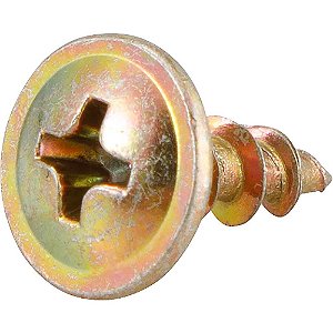 Parafuso madeira chipboard cabeça flangeada fenda cruzada/phillips 4,0mm x 12mm caixa com 500 peças VONDER
