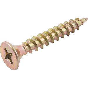 Parafuso madeira chipboard cabeça chata fenda cruzada/phillips 6,0mm x 40,0mm caixa com 500 peças VONDER