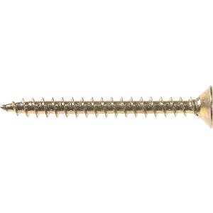 Parafuso madeira chipboard cabeça chata fenda cruzada/pozidrive 4,5mm x 45,0mm caixa com 500 peças VONDER