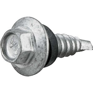 Parafuso autobrocante sextavado com acabamento tipo Dacromet cabeça flangeada 6,3mm x 7/8" VONDER