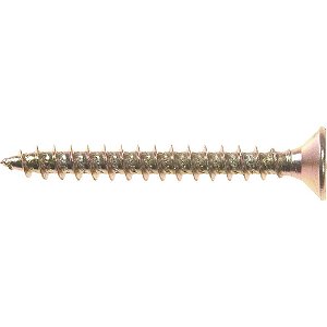 Parafuso madeira chipboard cabeça chata fenda cruzada/pozidrive 5,0mm x 45,0mm caixa com 200 peças VONDER