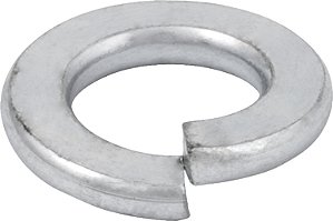 Arruela de pressão 3/16" zincada média LG STEEL