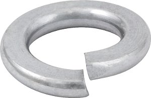 Arruela de pressão 3/16" zincada leve LG STEEL