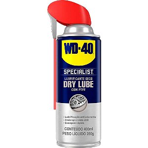 Lubrificante em spray Dry Lub PTFE 400ml 466638 WD-40