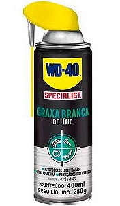 Graxa branca 400ml spray SPECIALIST WD-40