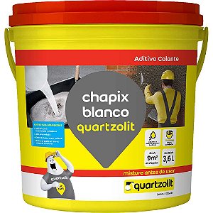 Adesivo a base de PVA branco 3,6L chapix QUARTZOLIT