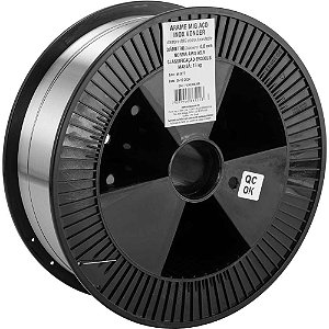 Arame MIG aço inox ER308LSi 0,8mm carretel com 15kg VONDER