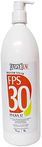 Creme protetor solar FPS: 30 (UVB) e 17 (UVA) 1kg LUVEX