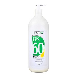Creme protetor solar FPS: 60 (UVB) e 24 (UVA) 1kg LUVEX