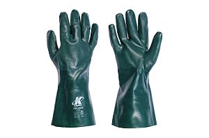 Luva pvc c/ forro palma aspera 9.1/2 x 35cm kalipso