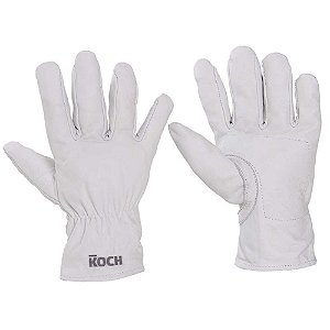 Luva de vaqueta petroleira 9cm com reforço KOCH