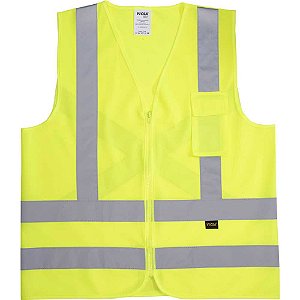 Colete sinal. com 1 bolso refletivo verde fluorescente. tamanho M TIPO "INTEIRO" VIC 72240 VICSA