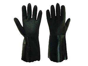 Luva Petroniti de PVC Tamanho G preta DA-12210D DANNY