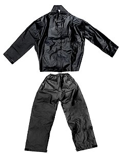 Conjunto PVC motoqueirog preto sem capuz BRASCAMP