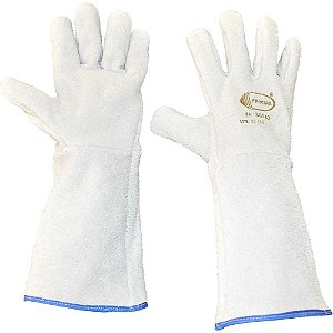 Luva raspa com forro para soldador 20cm Procipa
