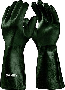 Luva Petroniti de PVC Tamanho G verde DA-12214D DANNY