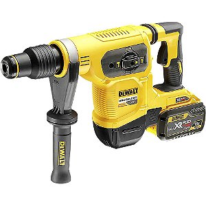 Martelo perfurador rompedor SDS MAX 60V 220V 3150IPM FLEXVOLT 2 baterias e carregador DCH481X2-B2 DEWALT