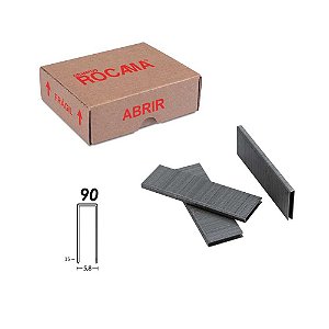 Grampo 90 15mm caixa com 13.248 grampos 90/15 ROCAMA
