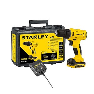 Parafusadeira/furadeira de impacto a bateria com 1 bateria 12V SCH121S1K-BR STANLEY