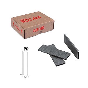 Grampo 90 30mm caixa com 5.952 grampos 90/15 ROCAMA