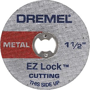 Discos de corte para metais com 5 peças 38mm x 3,2mm EZ456 DREMEL