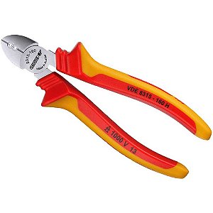 Alicate corte diagonal 6.1/2" VDE H com isolação até 1.000V 091.899 GEDORE