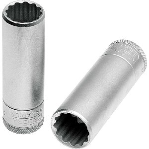Soquete estriado longo com encaixe de 1/2" 1/2" D19L 015753 GEDORE