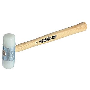 Martelo com borda de nylon 50mm com cabo de madeira 225 E-50 GEDORE