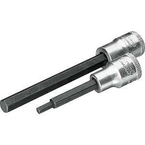 Soquete hexagonal longo 7/32" com encaixe 1/2" IN19L 016420 GEDORE