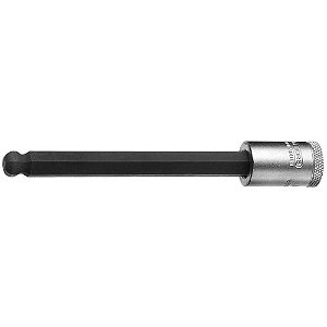 Soquete hexagonal (allen) longo 6mm encaixe 3/8" com ponta abaulada IN30LK 014.983 GEDORE