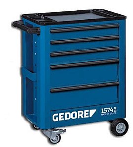 Carro para ferramentas com 5 gavetas 001.045 GEDORE