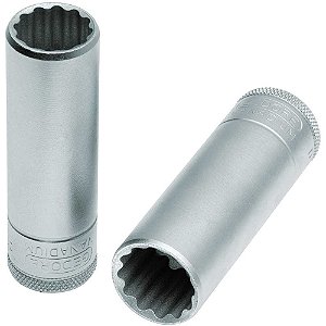 Soquete estriado longo com encaixe de 1/2" 5/8" D19L 015755 GEDORE