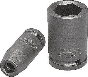 Soquete sextavado longo de impacto 17mm encaixe de 1/2" 019112 GEDORE