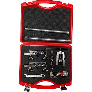 Conjunto refrigerista com cortador flangeador e mola 1/8" a 3/4" A22351 ROTHENBERGER