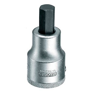 Soquete hexagonal 19,0mm encaixe de 3/4" IN32 GEDORE