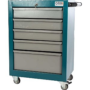 Carro bancada para ferramentas 4 gavetas B 1 gaveta C 60cm x 40cm x 89cm CAR-045 ORK