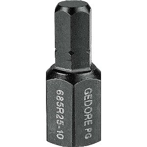 Bits hexagonal (allen) 1/4" x 4,0mm 685 R-25 GEDORE