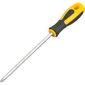 Chave phillips 1/4" x 6" aço cromo vanádio VONDER PLUS