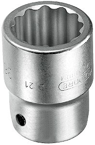 Soquete estriado 65mm encaixe de 1" D21 GEDORE