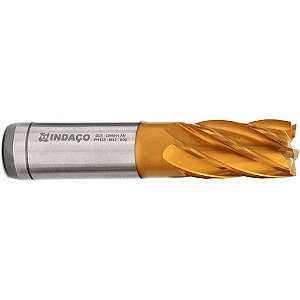 Fresa de topo em aço rápido 5,0mm com 4 cortes DIN 844AN 1503 INDAÇO