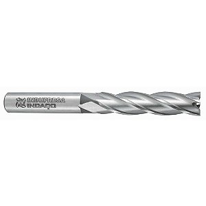 Fresa de topo em aço rápido 5/8" com 4 cortes DIN 844AN 1501 INDAÇO