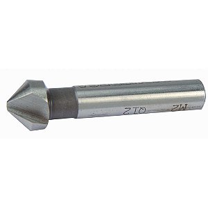 Escareador de aço 15mm 90 graus capacidade 3,2 a 15,0mm haste cilíndrica 10mm DIN 335C INDAÇO