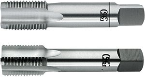 Macho manual de aço rápido 5/8" BSP jogo com 2 peças DIN 5157 OSG