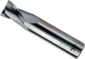 Fresa de topo em aço rápido 19,0mm 2 cortes com 8% de cobalto 327B 801/1 OSG
